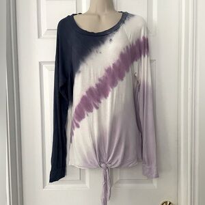 Cable & Gauge Tie Dye Top